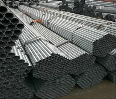 China Tubería de acero galvanizada tubo redondo galvanizada tubo galvanizada alrededor del tubo de acero 1 M Long de la correa 4 minutos/externos en venta