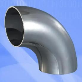 Chine 90° Elbow Long Radius, Diam:4