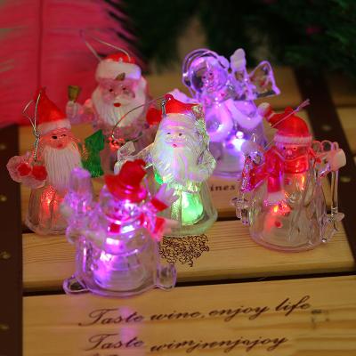 China Wholesale Christmast Ornament Led Small Luminous Plastic Snowman Decoration Christmas Gifts Christmas Decorations for sale