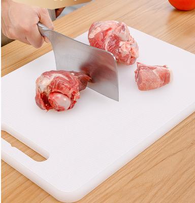 China Viable Sale Whole Square PE Plastic Chopping Board Cutting Plate For Kitchen for sale