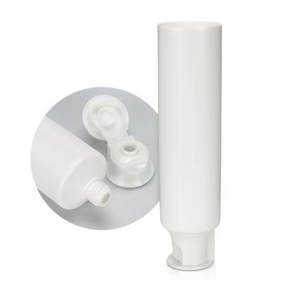 China Toothpast Tube Customized D38mm PE Empty Plastic Toothpaste Tube With Flip Top Cap for sale