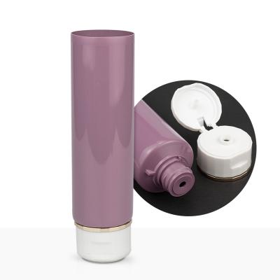 China Oriented Cap Compression Tube With Oriented Stop Tab Flip Top Cap Cosmetics Single/Double/5 Round Layers For Skincare Packaging Customized for sale