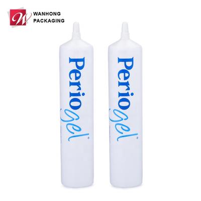 China White Industrial Tube Offset Printing 80ml Plastic PE Bullet Tube For Perio Industrial Freeze for sale