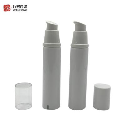 China High quality cosmetic packaging plastic offset printing airless pump tube, whitening cream cosmetic pump tube for sale