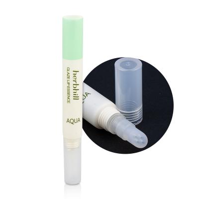 China Silicone Tip Squeeze Tube With Silicone Applicator For Lip Essence for sale