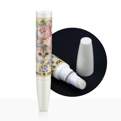 China Tube With Flocking Applicator 3-5ml Squeeze Lip Gloss Tube With Flocking Applicator for sale