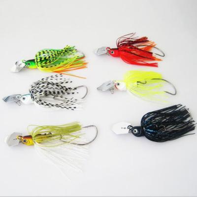 China 10g 14g 6 Colors Metal BASS Lead Casting Speckle Brill Fishing Lures Spinner Bait for sale