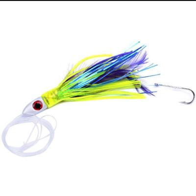 China Outdoor Sports 19g 2 Colors Sea Squid Lead Jig Octopus Trolling Lures for sale