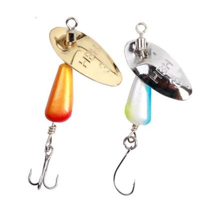 China Metal 6.5cm Mini New 6.7g 8 Colors Platinum Fishing Hard Metal Fishing Spinner Lure for sale