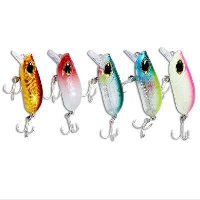 China ABS Plastic 5cm Top Water Floating 8g 5 Colors Minnow Artificial Hard Fishing Lure for sale