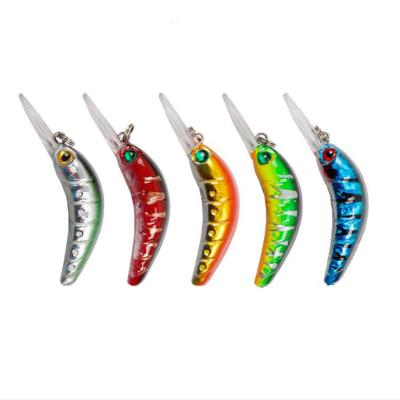 China ABS New 5cm Minnow 2.5g Plastic Hard Sinking Wobbler Fishing Lure for sale