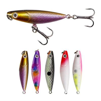 China New 4.5cm Top 2g ABS Plastic Water Pencil Mini Artificial Hard Lure Fishing Bait for sale