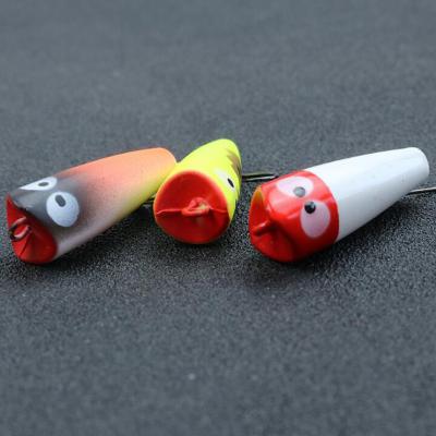 China ABS Plastic 2.5cm Mini Wobbler 1.5g Snap Lure Floating Artificial Hard Fishing Bait for sale