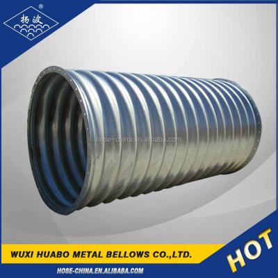 China Structure Pipe Yangbo Used Galvanized Corrugated Steel Culvert Pipe for sale