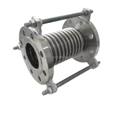 China SS304 / 316L Supply Stainless Steel Metal Bellows Expansion Joint With Tie Rods for sale