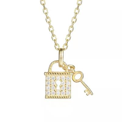 China TRENDY gold plated sterling silver necklace for sale