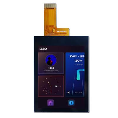 Cina 2.8 pollici touch screen Display LCD 600nits Display touch screen resistivo in vendita