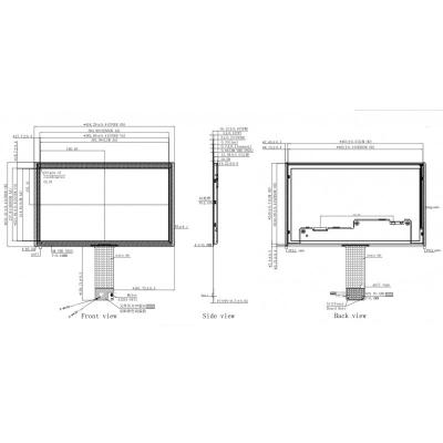 Cina 17.3 pollici Multi Capacitive TFT LCD Touch Screen Industrial Con Interfaccia USB in vendita