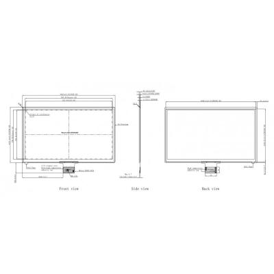 Cina 23.8 pollici Proiettato TFT Capacitive Touch Screen Struttura G + G personalizzata in vendita