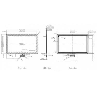 Cina 18.5 pollici Industrial TFT Capacitive Touch Screen Panel impermeabile in vendita