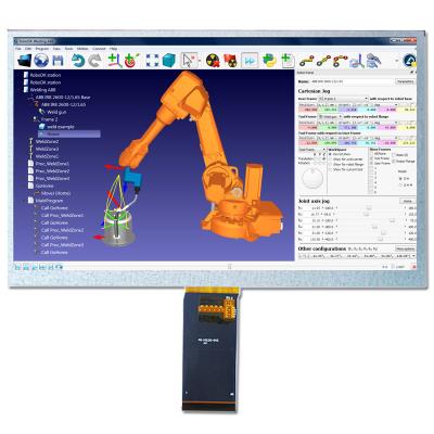 China 10Display WSVGA de 0,1 polegada com interface LVDS industrial TFT LCD de alta temperatura à venda