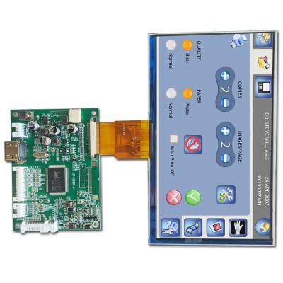 China Pantalla de 7 pulgadas con placa de control HDMI VGA en venta