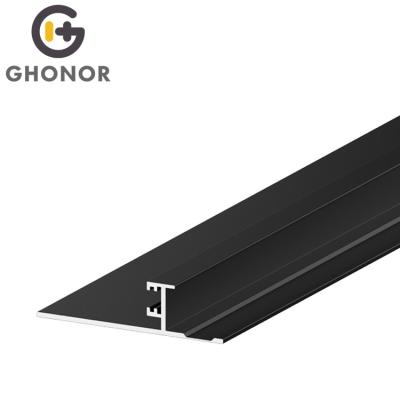 China Factory Price Modern Ghonor Aluminum Skirting Profiles With LED Lighting Strips for sale