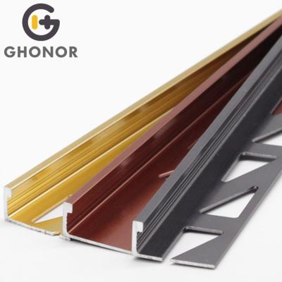 China China Rustic L Shaped Tile Trim Aluminum Alloy Eco Building Materials for sale