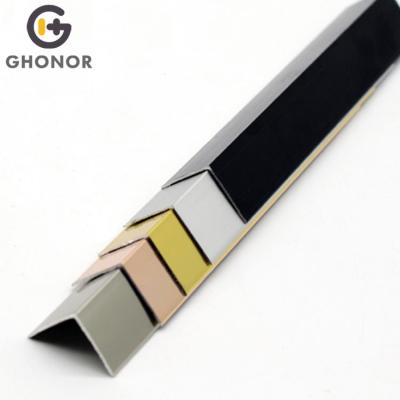 China Modern China Manufacturer 45 60 Corner Guard Profiles Aluminum L Shape V Right Angle Shape 90 Degree Extrusion Metal Profile for sale