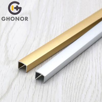 China 2022 Modern New Building Interior Alu Anodized Linear Production House Furniture Door Aluminum Glass Profile For Mirror Frame Furniture for sale