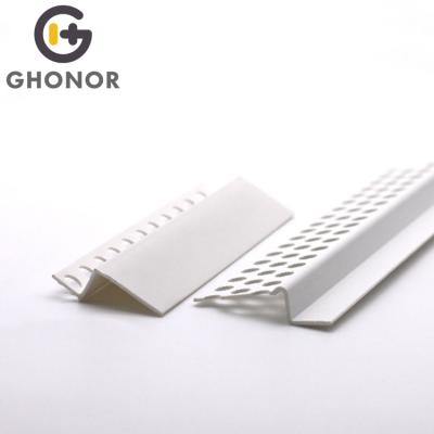 China Modern PVC Aluminum Factory Bead Drywall Plastic Shade Line Wall Trim Profile for sale