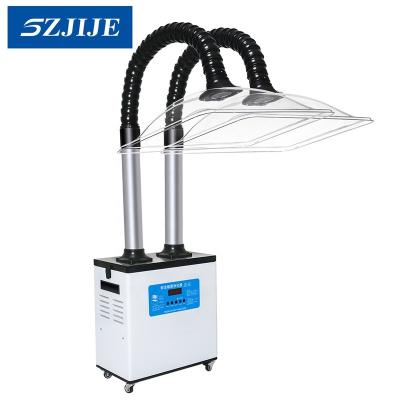 China SZJIJE Medical Barber Shop Digital Display Beauty Treatment Vapor Evacuator Moxa Smoke Filtration System for sale