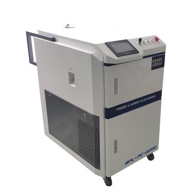 China Exterior Paint Raycus High Quality Fiber Laser Machine 1000W Rust Oxidation Removal Cleaning Machine for sale