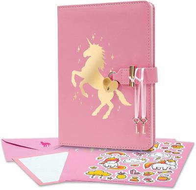 China Wholesale Leather Unicorn Diary Hardcover Custom For Girls for sale