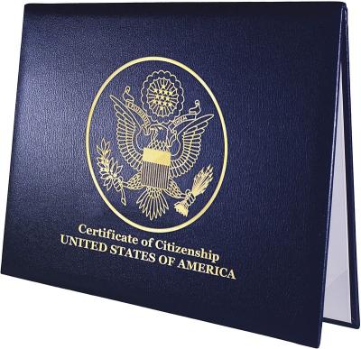 China Wholesale Faux Leather US Citizenship Certificate Holder for sale