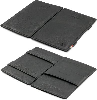 China RFID Magic Wallet With Minimalist Pull-Tag Wallet With RFID Card Holder 12 Cards for sale