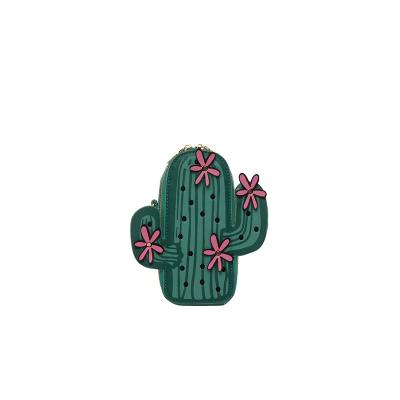 China High quality personality cactus bag 2021 funny cute fashion girl chain one shoulder launched cell phone bag small for sale