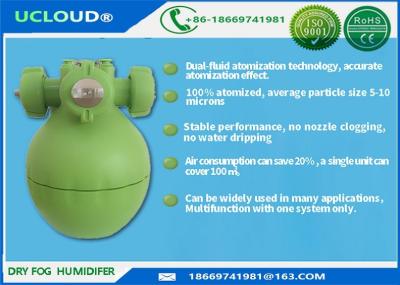 China Low Pressure Dry Fog Humidifier Misting System Dry Fog System With Spray Nozzle for sale