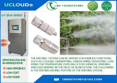 China High Pressure Outdoor Garden Misting System Stainless Steel Mist Nozzles for sale