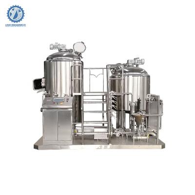 China Hotels Beer Brewing Equipment 1000l Turnkey Factory Craft Brewery Equipment Fully Automated Beer Brewing System for sale