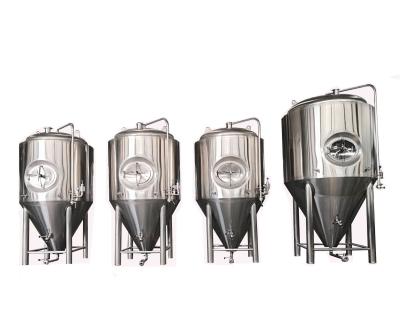 China Hotels Stainless Steel Fermentation Beer Brewery 500L 1000L 2000L 3000L Beer Brewing Fermentation Tank for sale