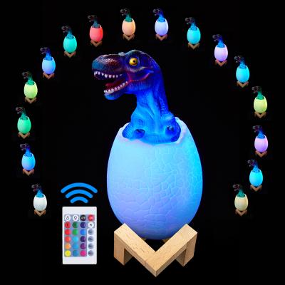 China Creative New-designed 3D Dinosaur Mini Bedside Night Light lamp for sale