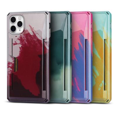 China Top Selling Anti-drop Guaranteed Quality Superguard UV Printing Phone Cases With Card Slot for sale