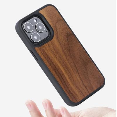 China Weview Shockproof Hot Selling Real Wooden Phone Case For iphone 13 Pro Max Cover for sale