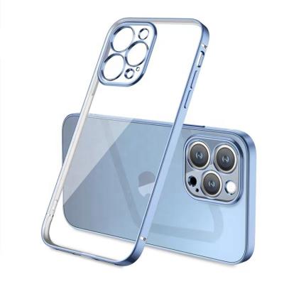 China Custom Luxury Waterproof Anti Clear Drop Shockproof Silicone Case Phone Bumper Phone Case For Iphone 13 for sale