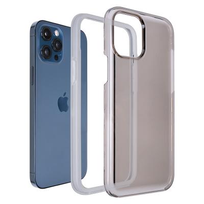 China professional manufacturer Anti-fall Tpu +pc 2 in 1phone case set removable flexible phone case transparent plastic for sale