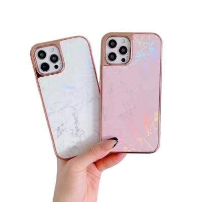 China Anti-drop Weview latest high quality 3 in 1 luxury marble phone case for Iphone 12 13 pro max for sale