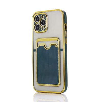 China Luxury Anti-drop Weview OEM Laser Shockproof Phone Case With Card Slot For iPhone XS Xr Pro Max for sale