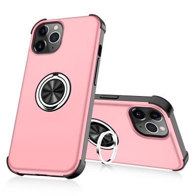 China Weview Anti-fall Latest Muti-function Ring And Stand 2 In 1 Double Layers Shockproof Case For iphone 13 for sale