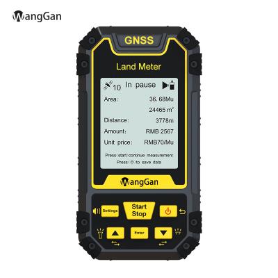 China Professional Agriculture Land Measurement GPS Land Survey Equipment Yellow&Black Color Area Measuring LCD Screen Display Land Meter for sale